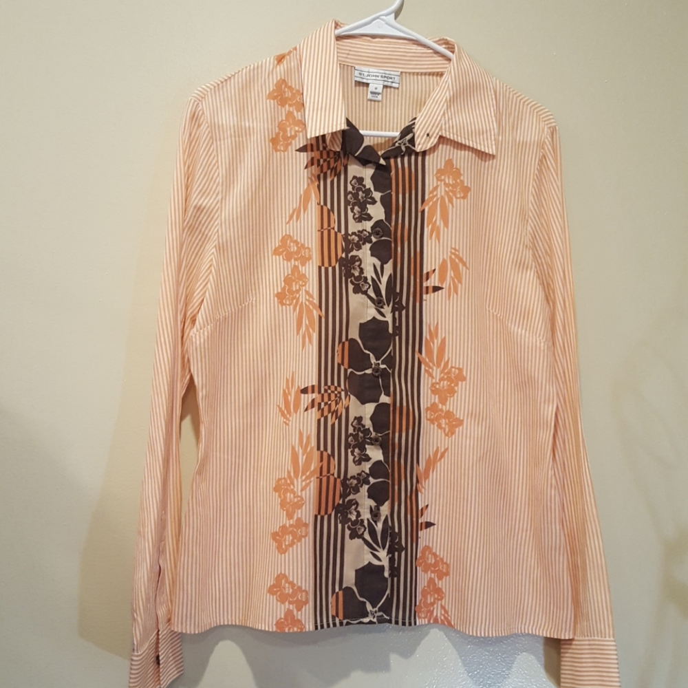 St. John Sport Orange Long Sleeves